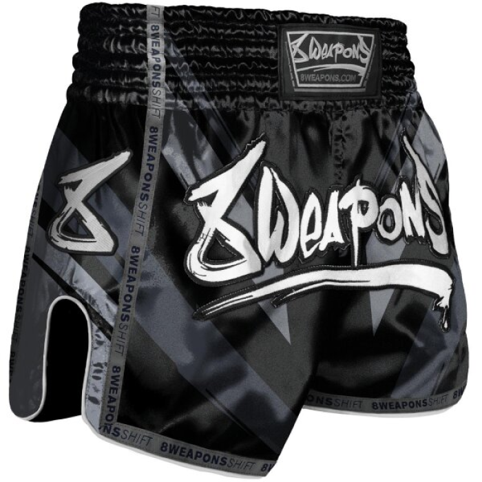 Шорти - 8 WEAPONS Muay Thai Shorts - Shift - Black